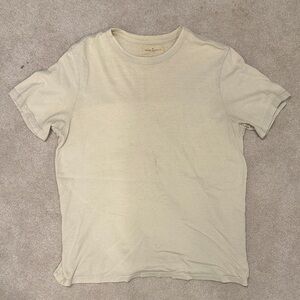 imogene + willie Light Beige Short Sleeve Tee